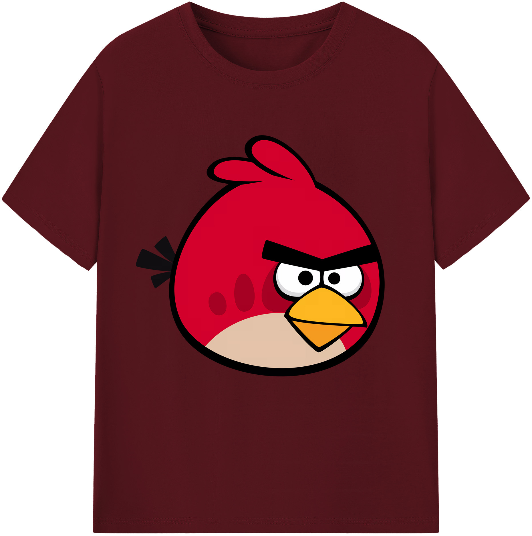 （画像用） Angry Birds アングリーバード 綿100％半袖Tシャツ（フロントプリント）